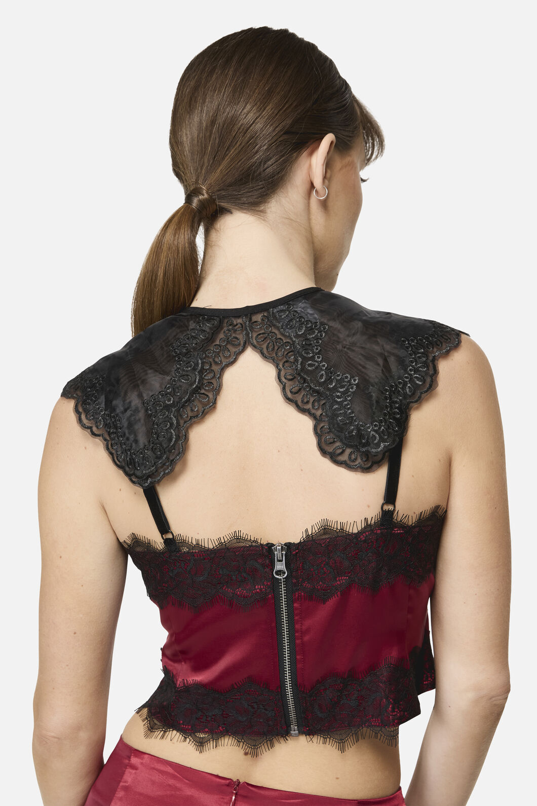 Dangerfield - Black Lace Collar - black