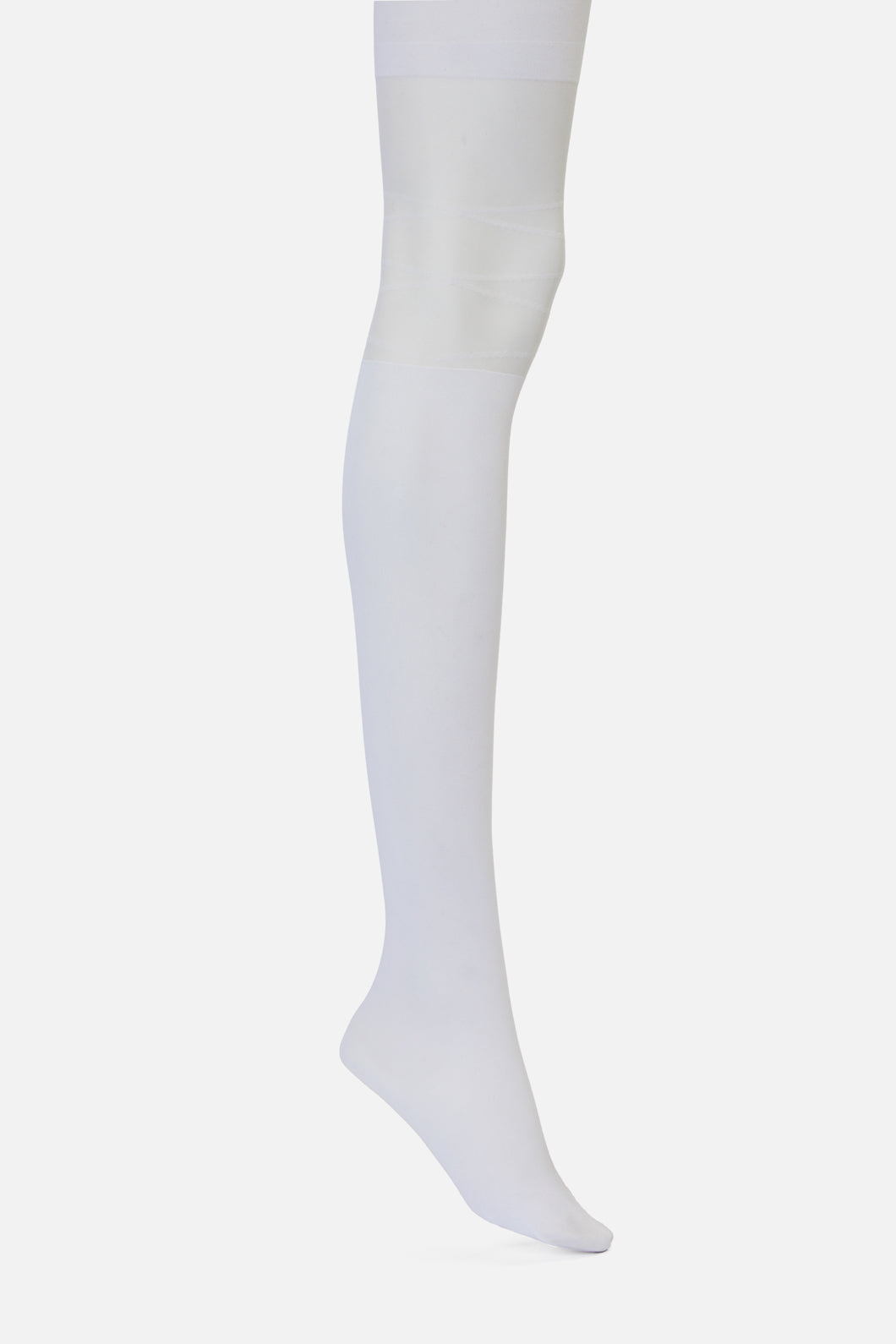 Dangerfield - Garter Look Tights - white