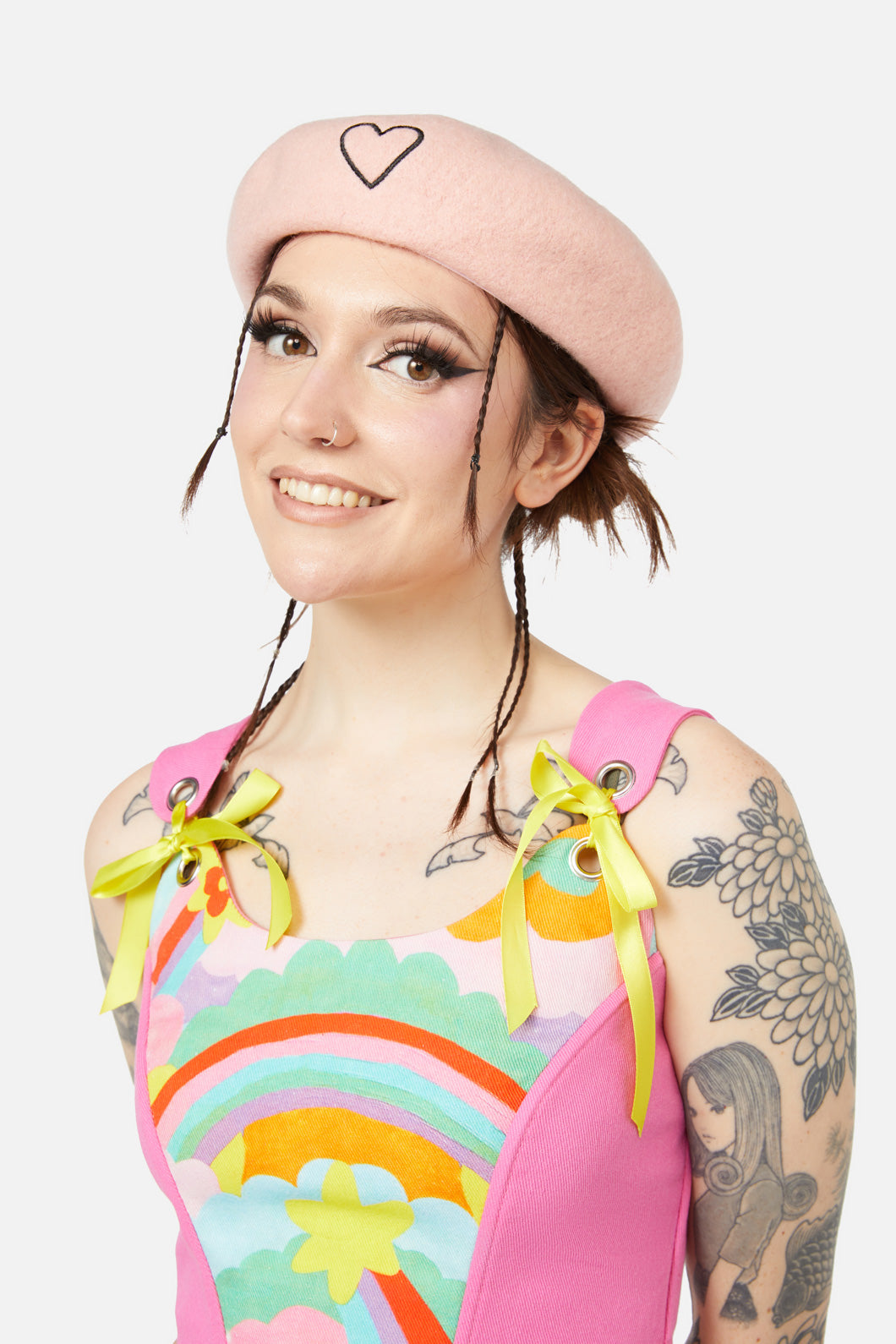 Dangerfield - Heart Beret - pink