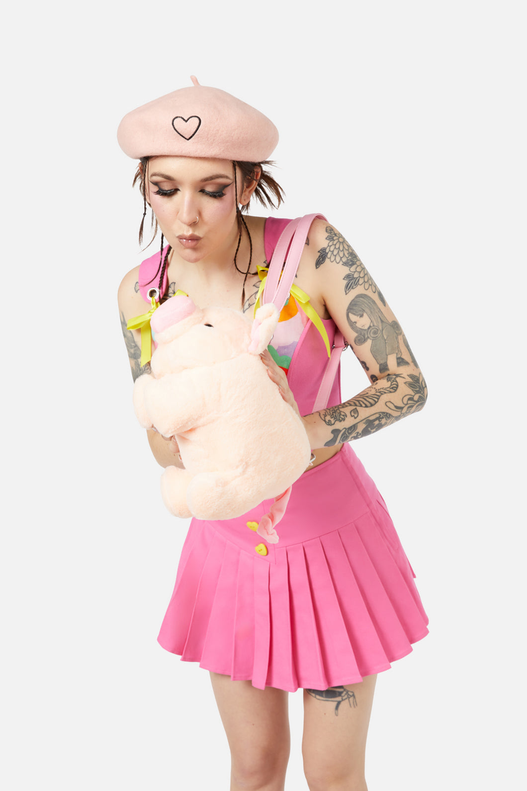 Dangerfield - Heart Beret - pink