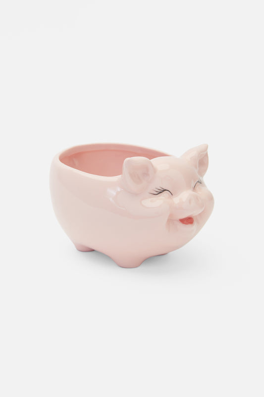 Dangerfield - Piggy Planter - pink