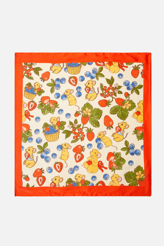 Dangerfield - Hamper Satin Scarf - cream