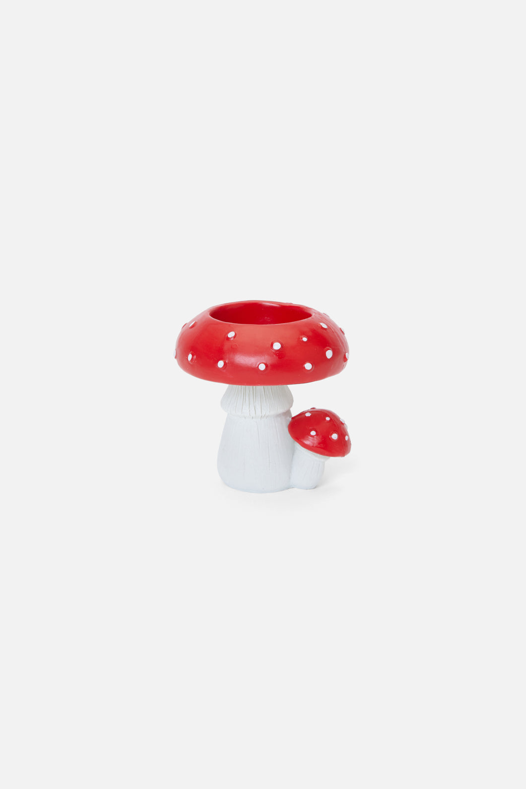 Dangerfield - Mushroom Tealight Candle Holder - red-white