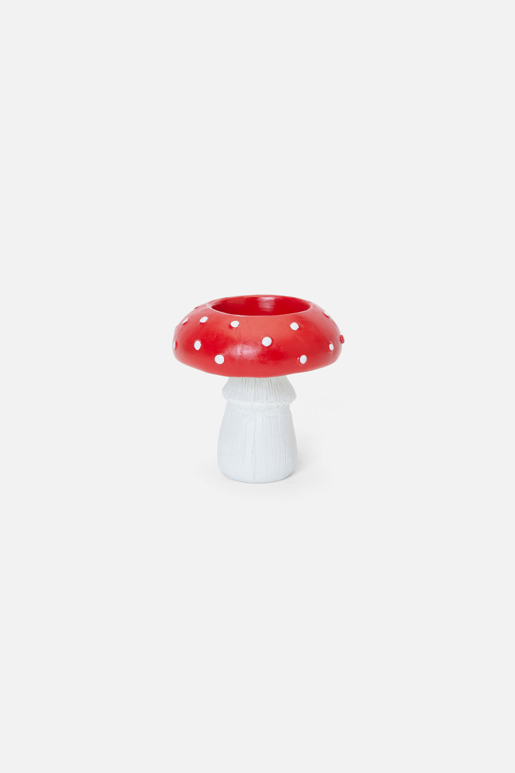Dangerfield - Mushroom Tealight Candle Holder - red-white