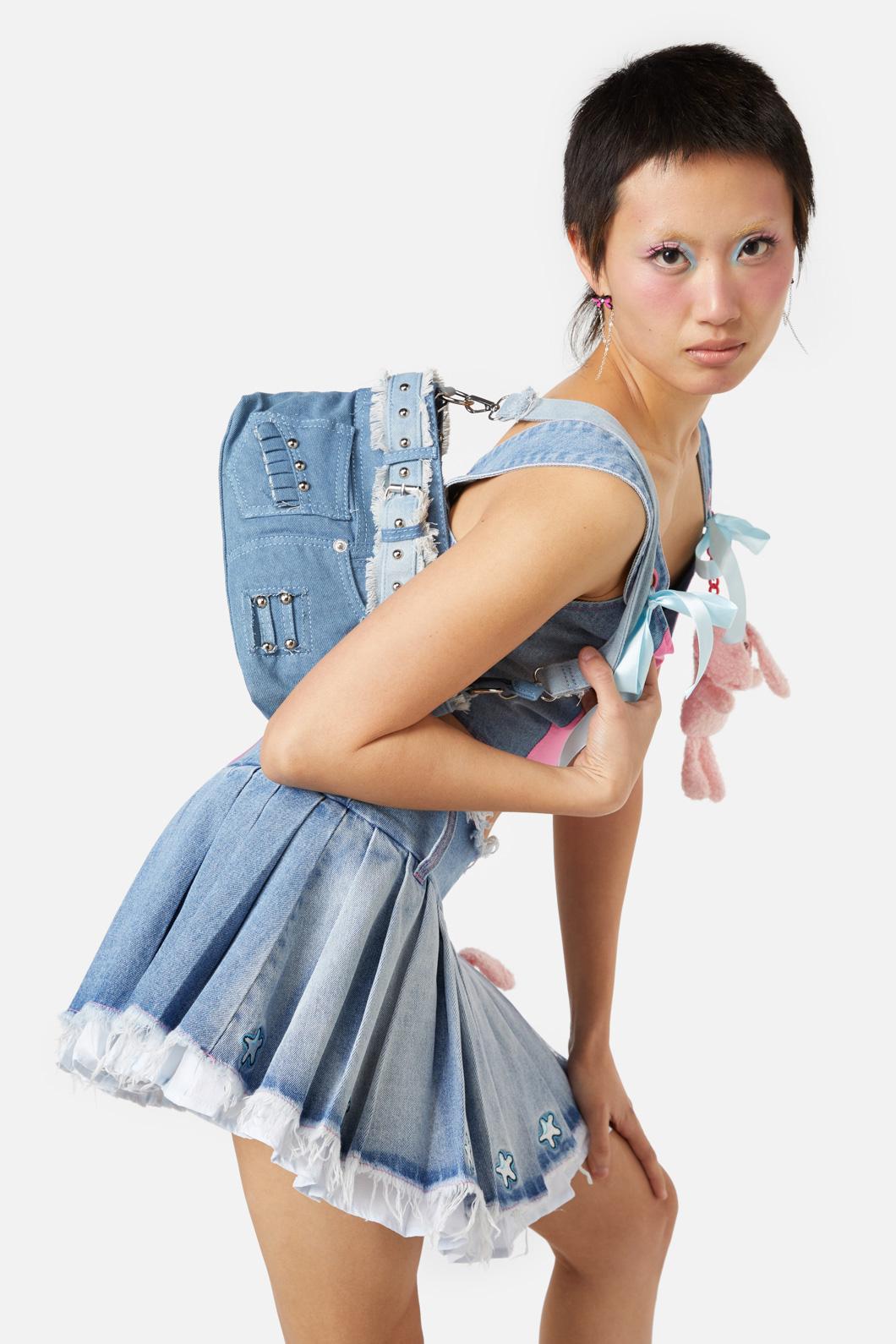 Dangerfield - Distressed Denim Bag - denim