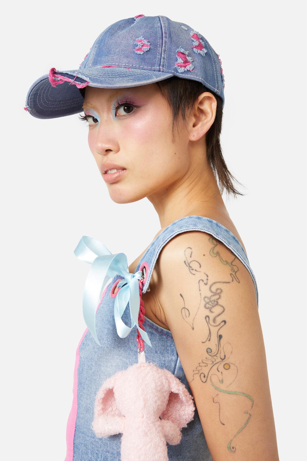 Dangerfield - Frayed Cap - denim