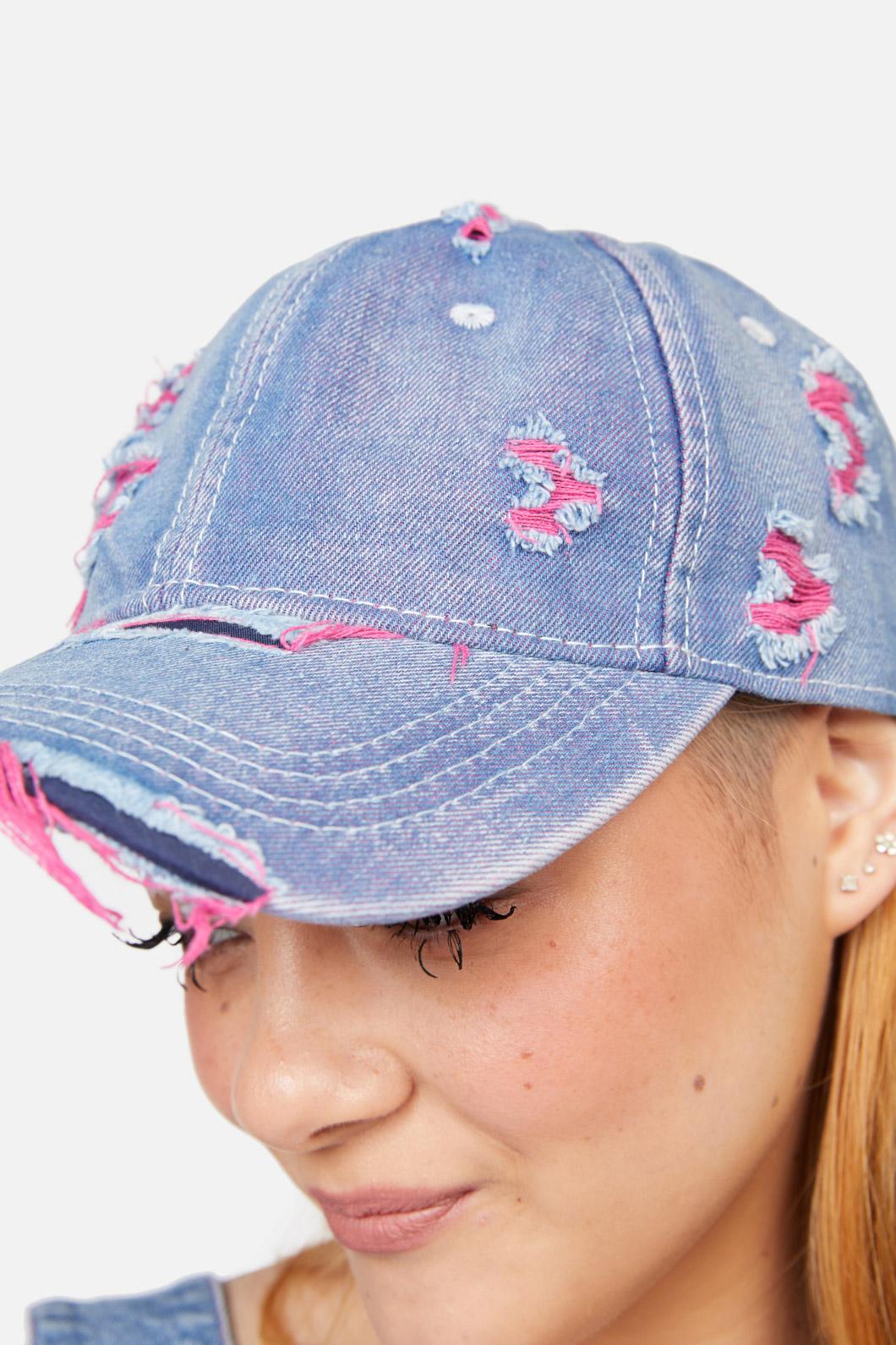 Dangerfield - Frayed Cap - denim