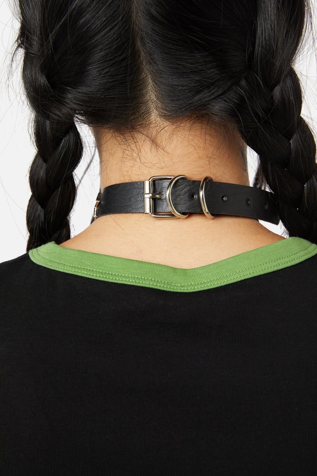 Dangerfield - Stars & Ring Choker - black