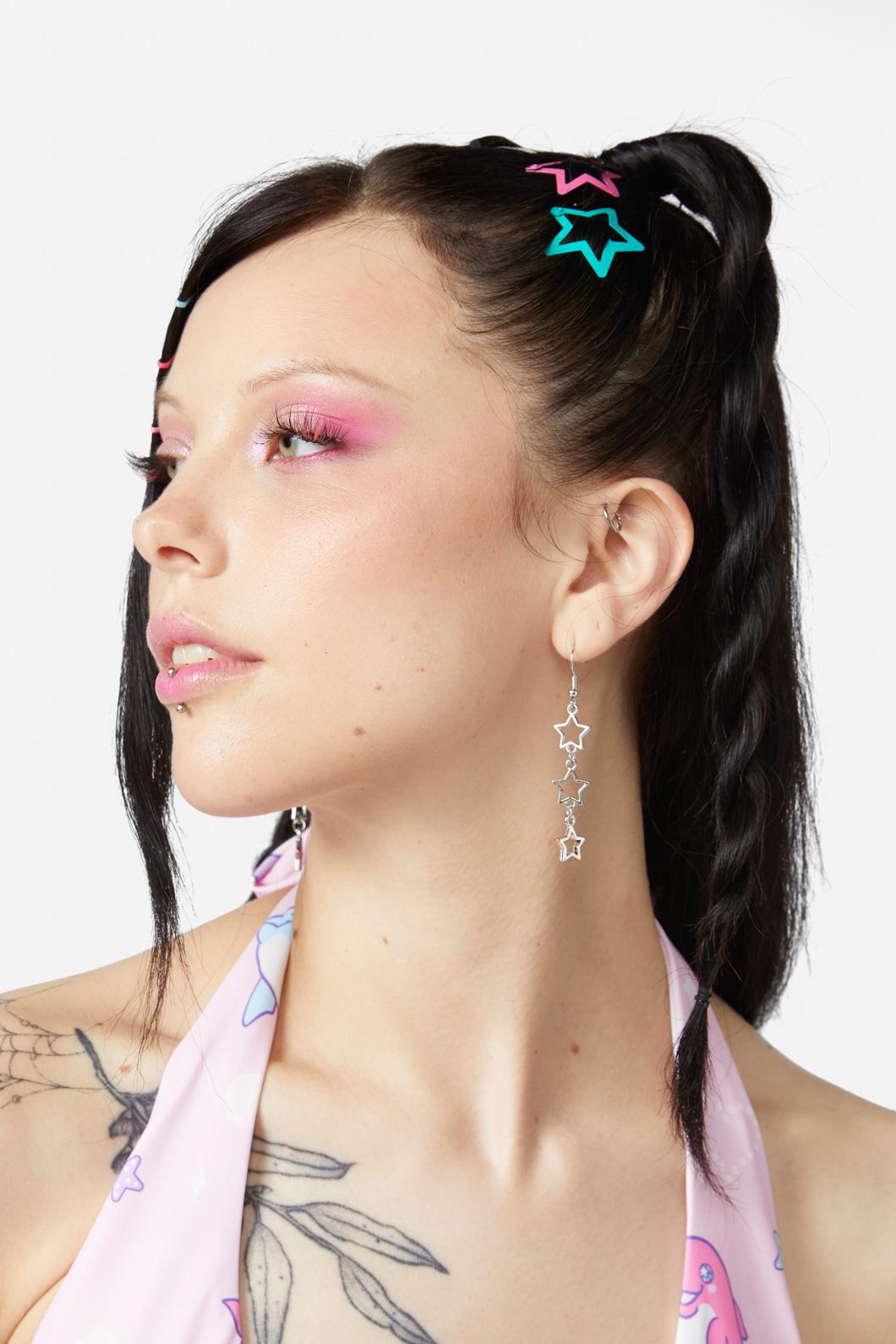 Dangerfield - Star Earrings - silver