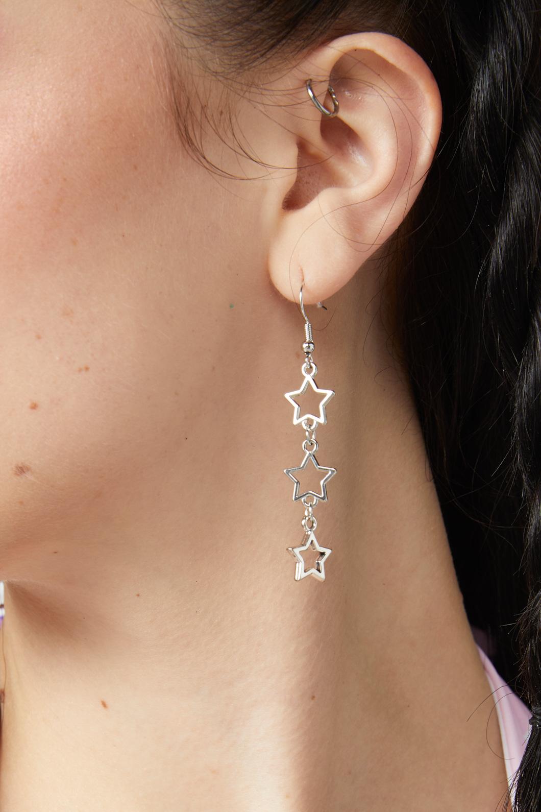 Dangerfield - Star Earrings - silver