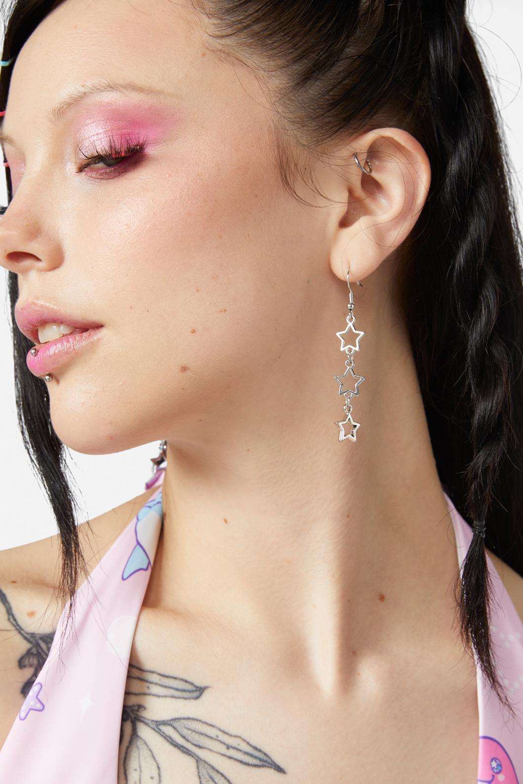 Dangerfield - Star Earrings - silver