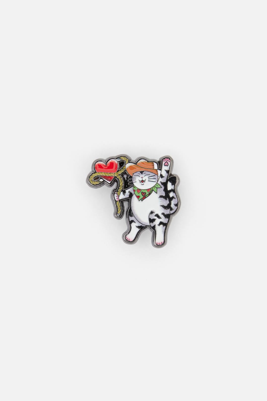 Dangerfield - Lasso Cat Pin - multi