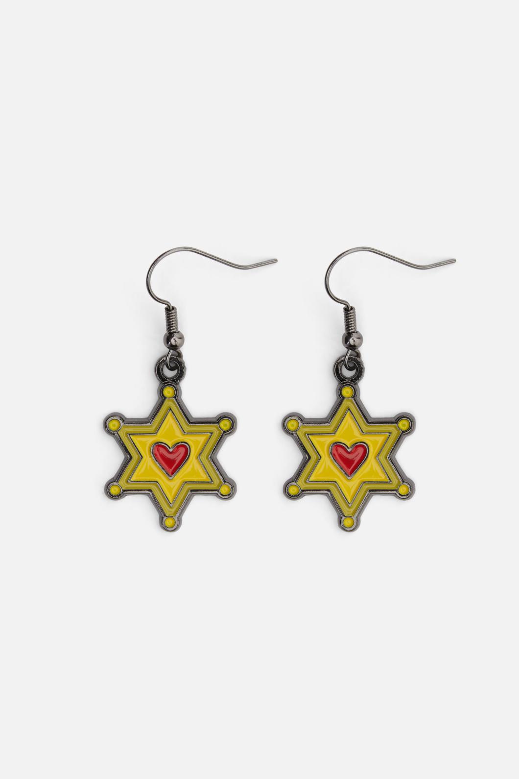 Dangerfield - Sheriff Earrings - mustard