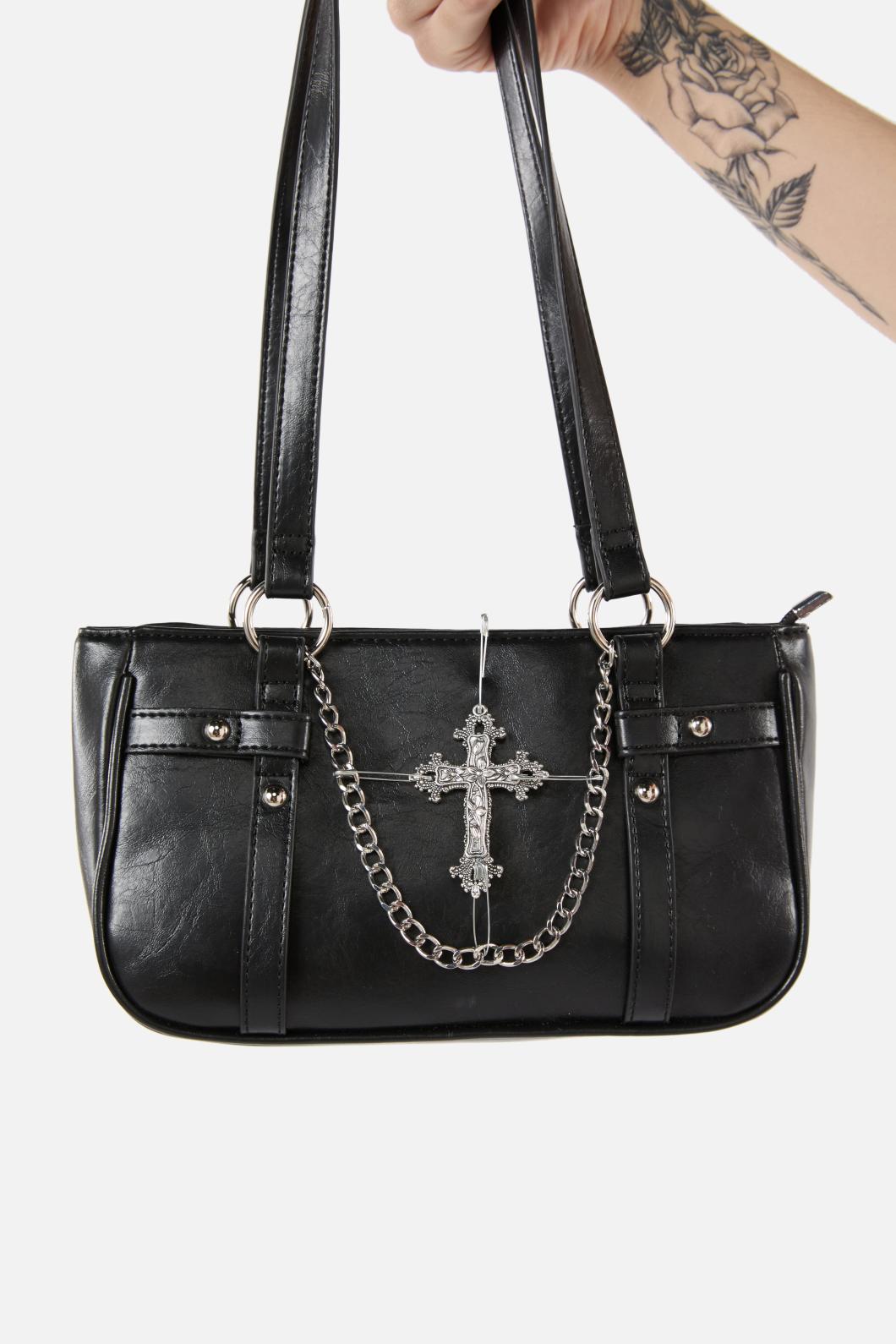 Dangerfield - Crucifix Charm Bag - black