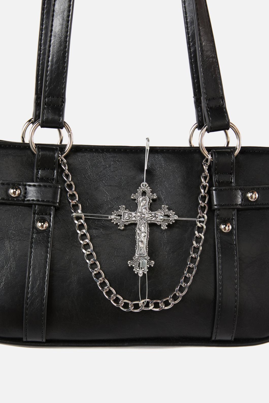 Dangerfield - Crucifix Charm Bag - black