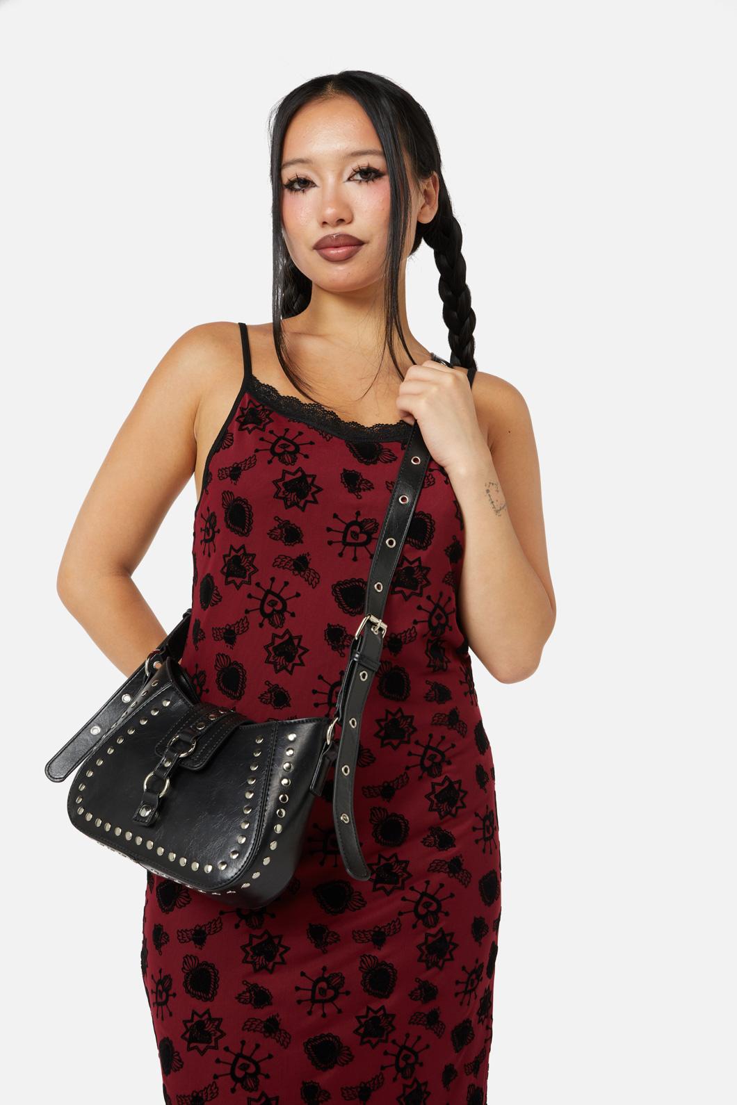 Dangerfield - Stud Shoulder Bag - black