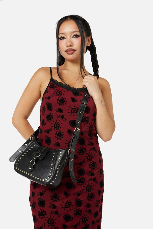 Dangerfield - Stud Shoulder Bag - black