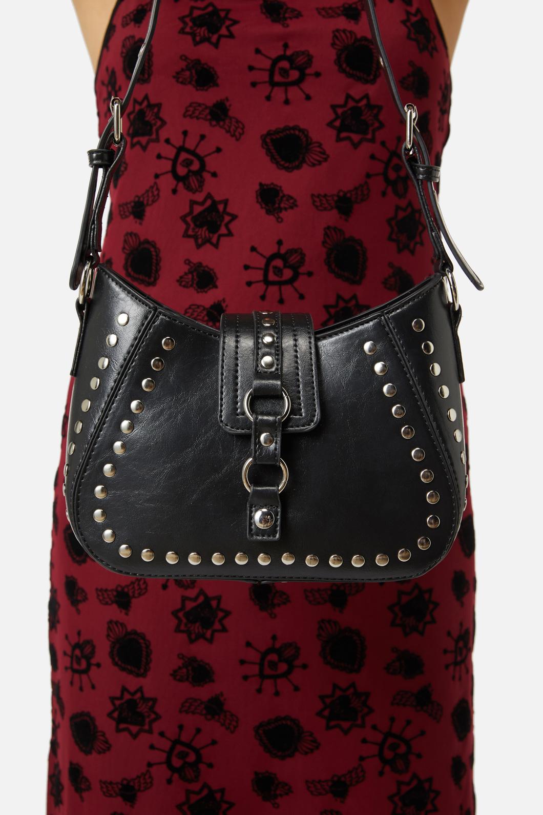 Dangerfield - Stud Shoulder Bag - black
