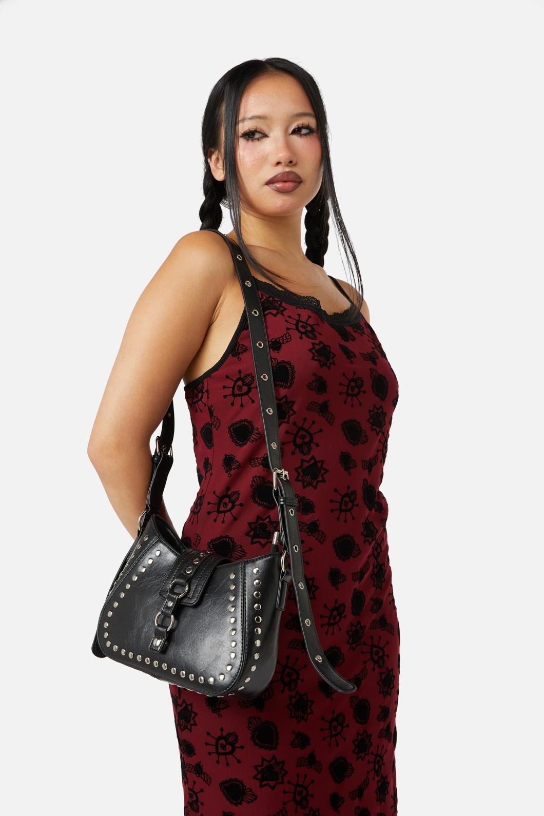 Dangerfield - Stud Shoulder Bag - black