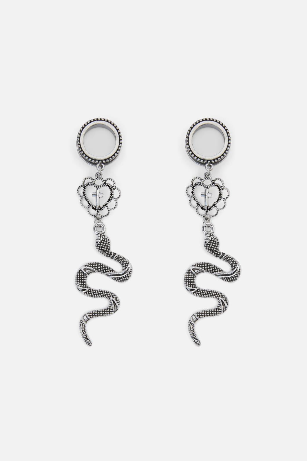 Dangerfield - Snake Tunnel Plugs - silver