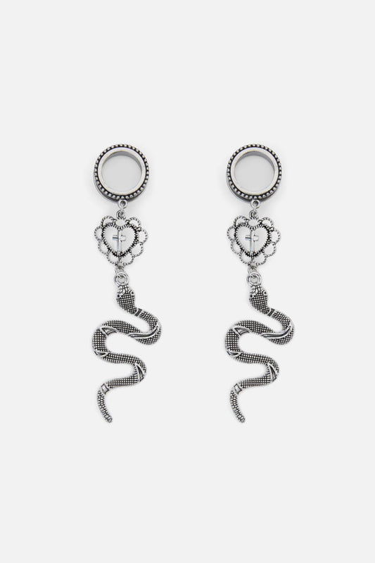 Dangerfield - Snake Tunnel Plugs - silver
