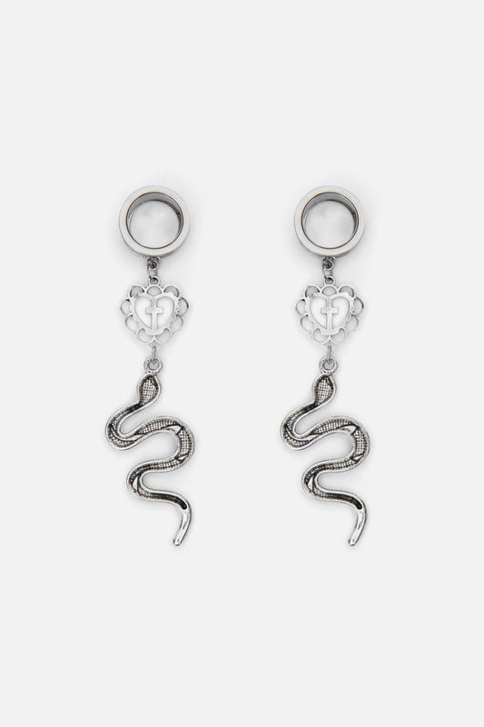Dangerfield - Snake Tunnel Plugs - silver