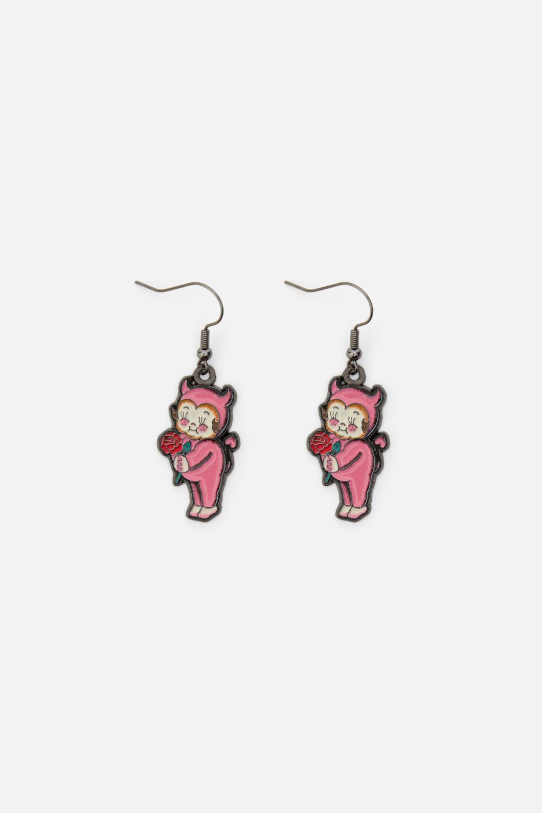 Dangerfield - Love Bird Earrings - pink
