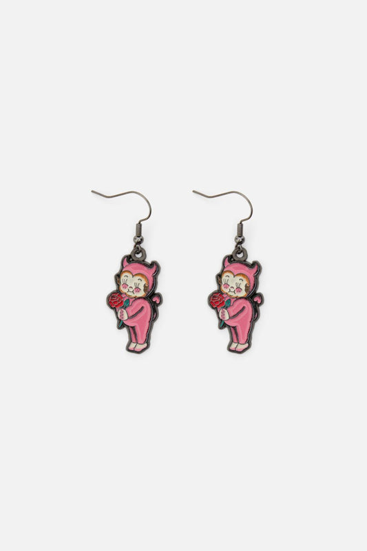 Dangerfield - Love Bird Earrings - pink