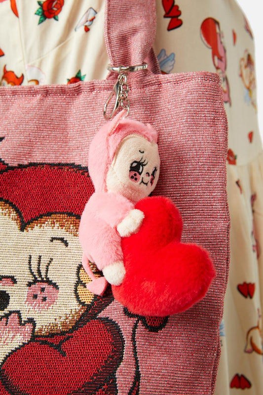 Dangerfield - Love Found Bag Charm - pink