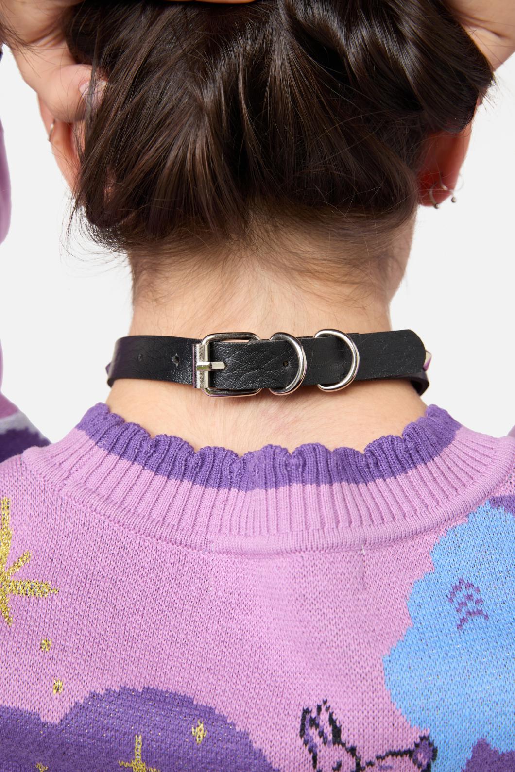 Dangerfield - Round Stud Choker - black