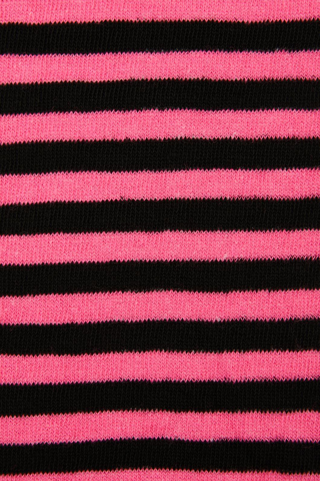 Dangerfield - PinkStripeLongFingerlessGloves - pink