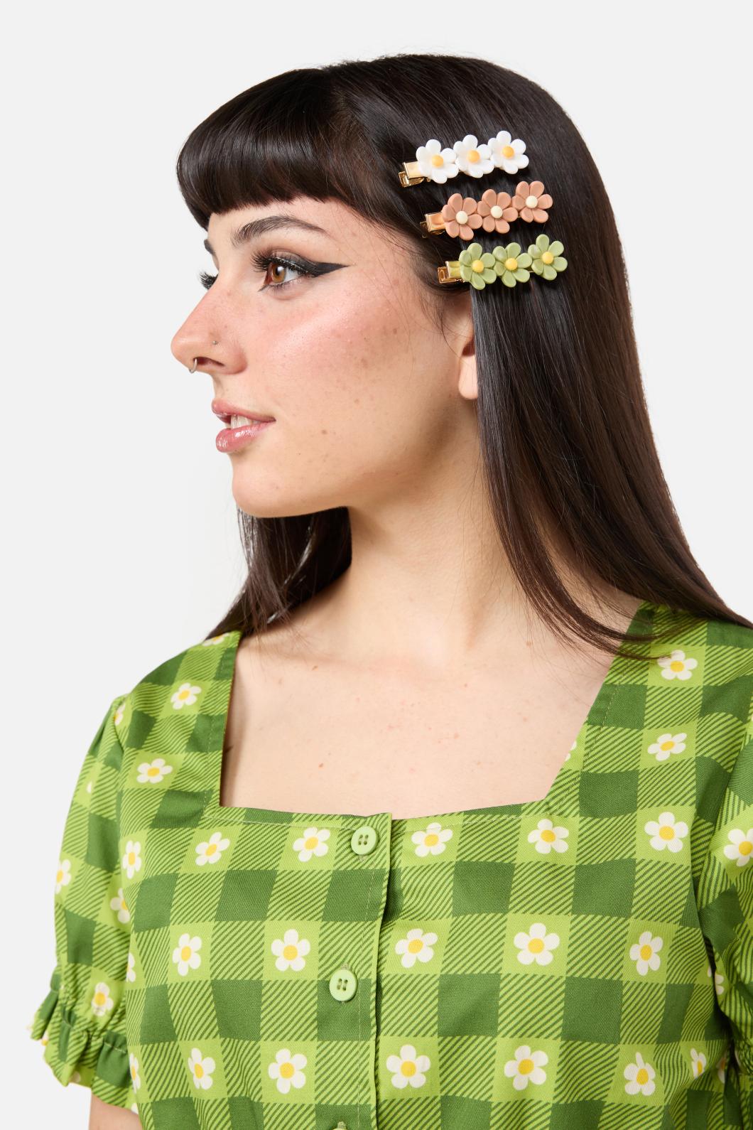 Dangerfield - Garden Hedge Hair Clip Set - multi