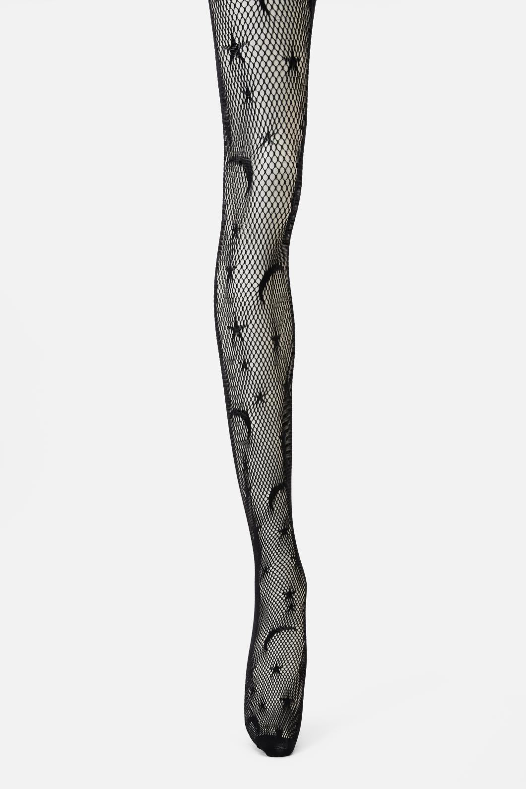 Dangerfield - Stars & Moon Fishnets - black