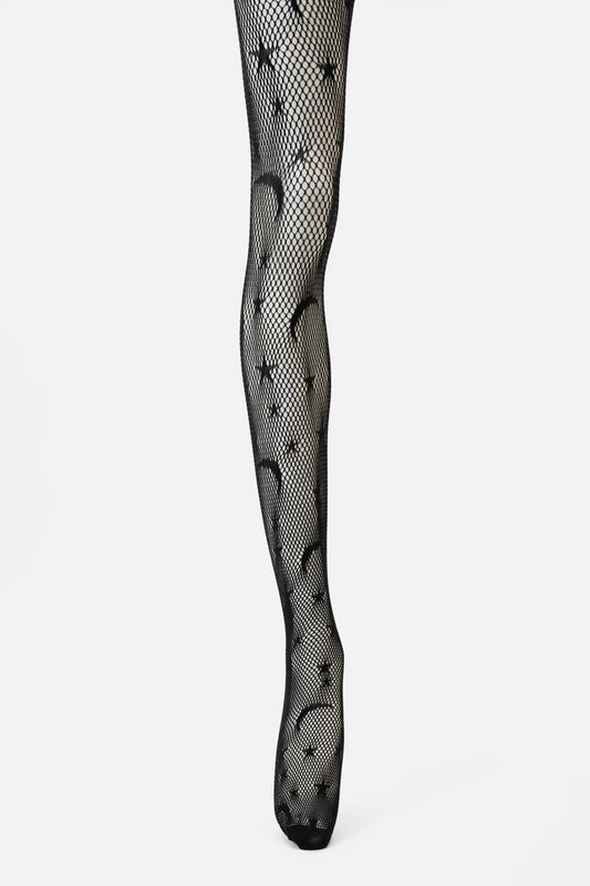 Dangerfield - Stars & Moon Fishnets - black