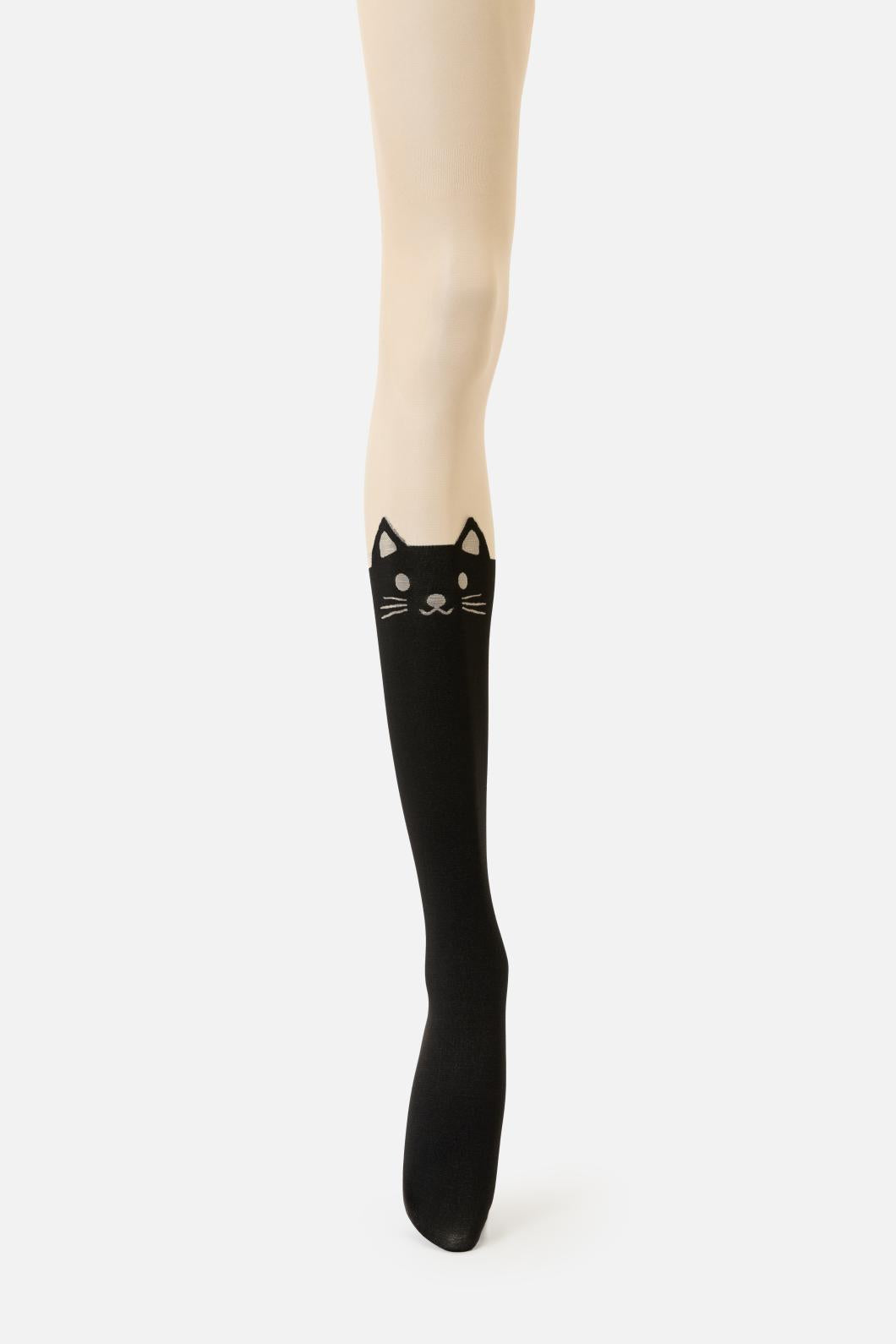Dangerfield - Cat Tights - black