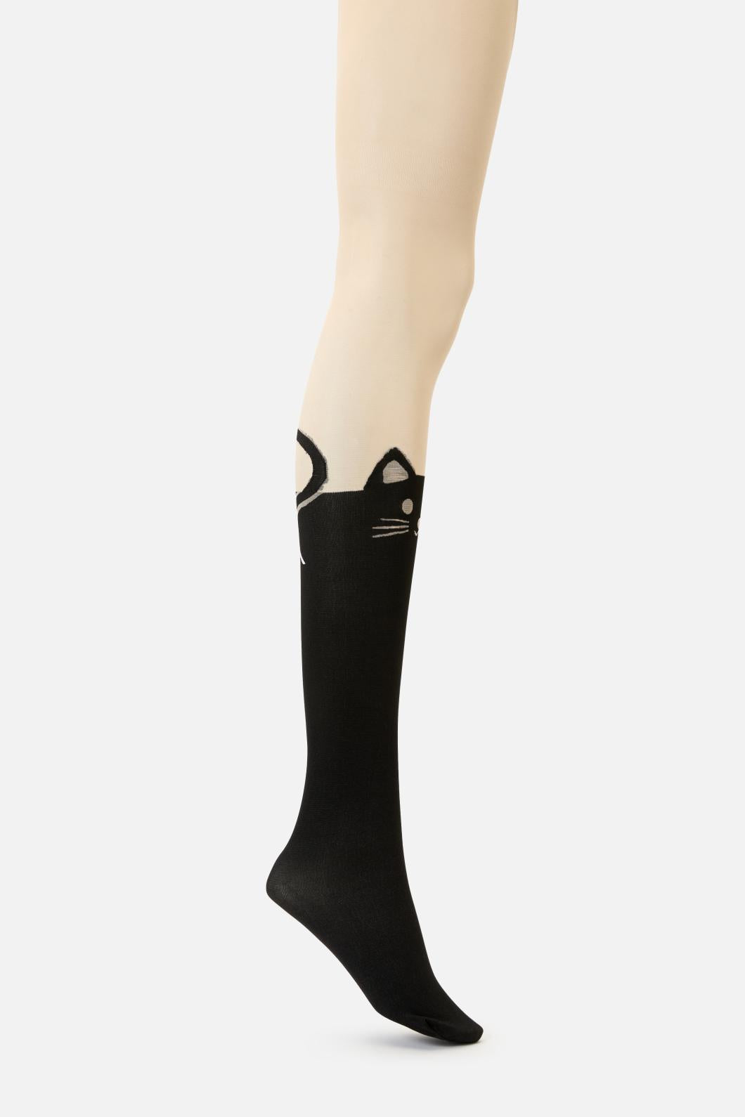 Dangerfield - Cat Tights - black