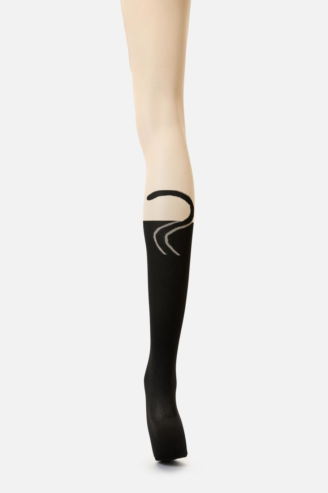 Dangerfield - Cat Tights - black