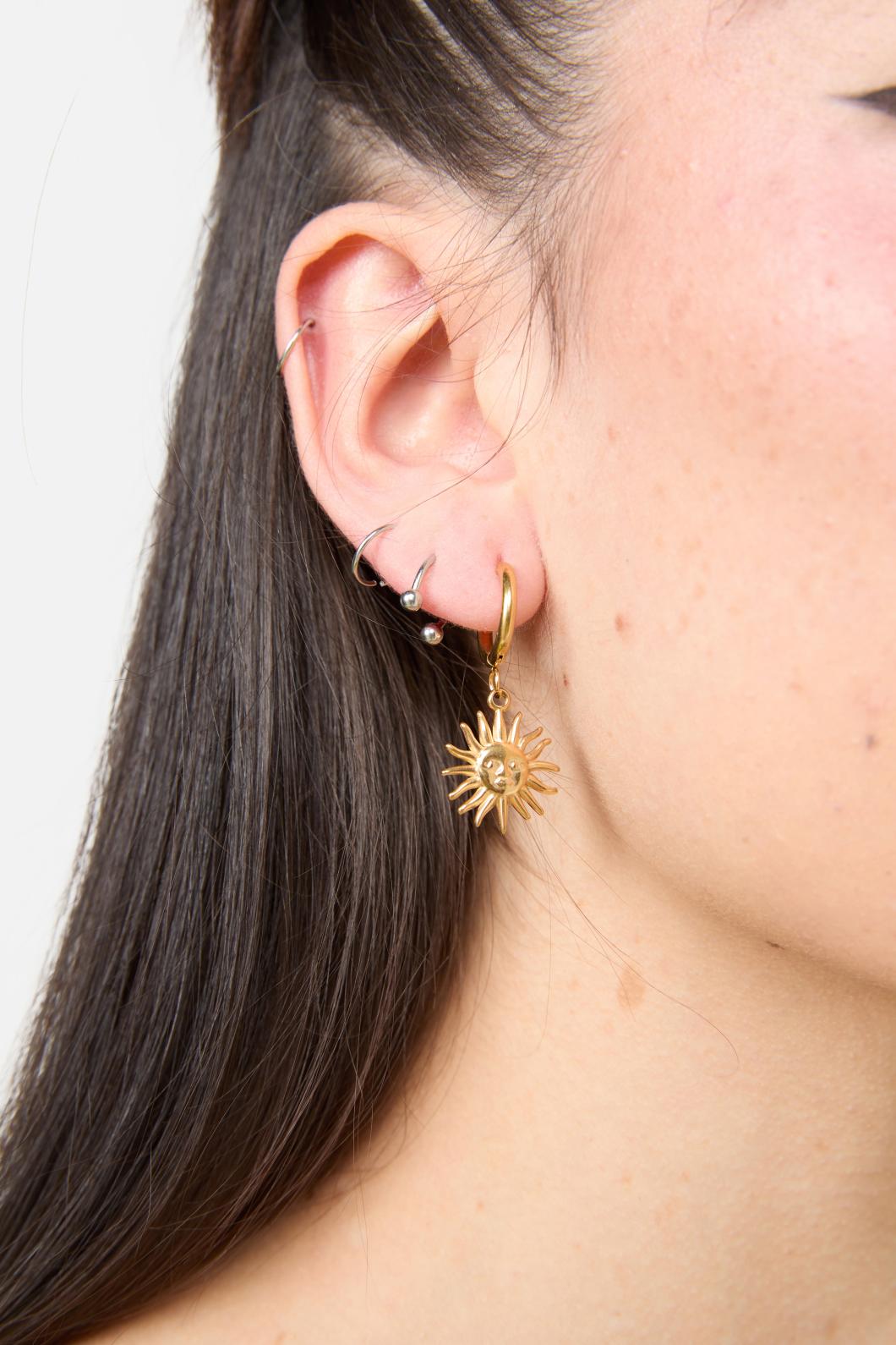 Dangerfield - Sun Earrings - gold