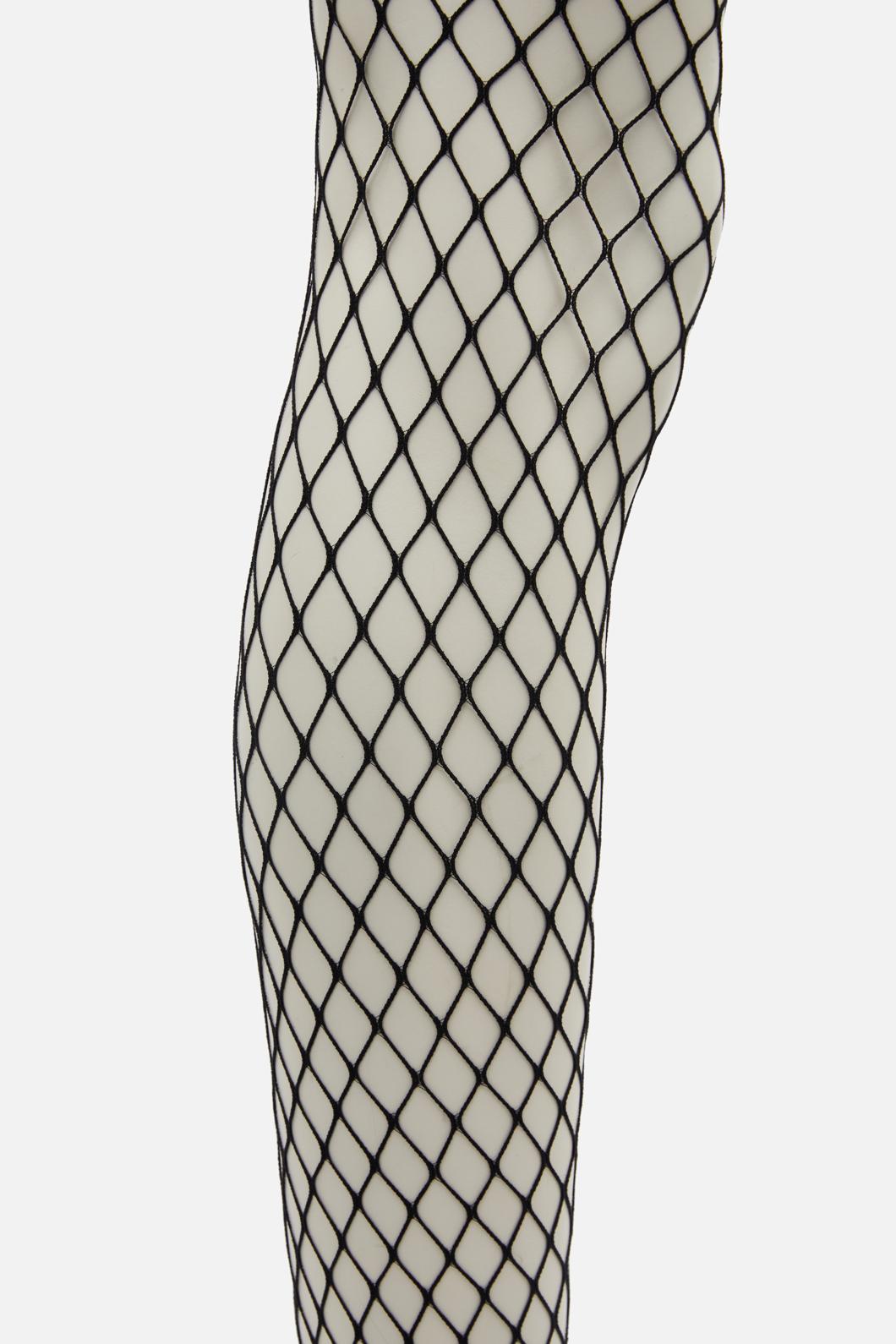 Dangerfield - Plus Size Wide Fishnet Tights - black
