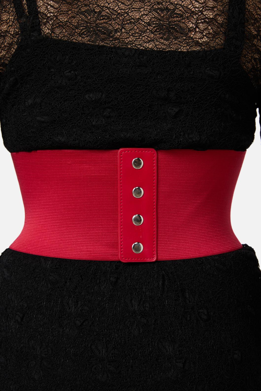 Dangerfield - Red Corset Belt - red
