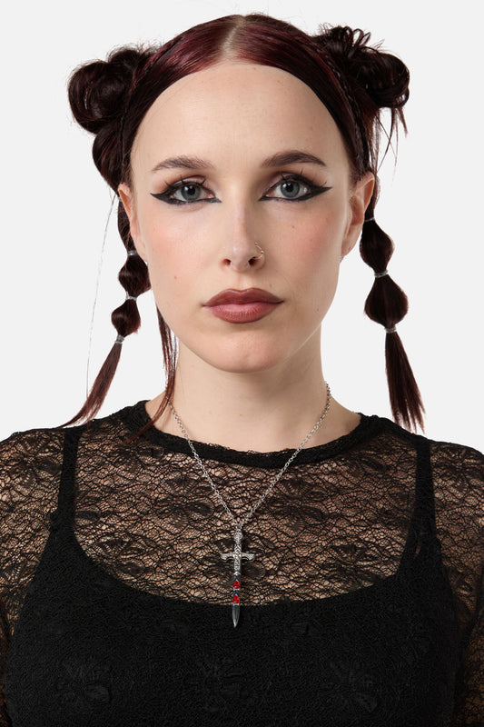 Dangerfield - Viking Sword Necklace - silver