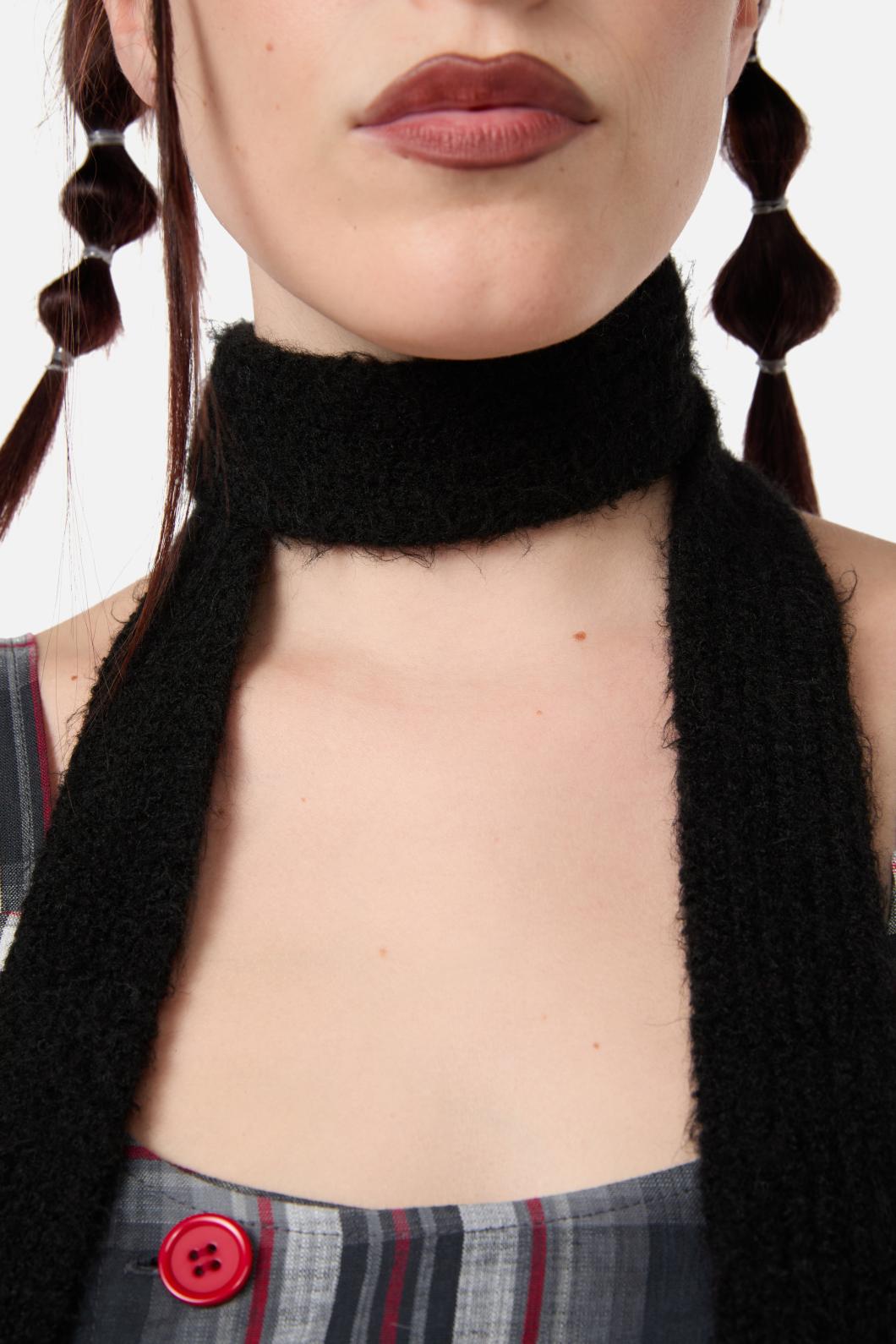 Dangerfield - Thin Knit Scarf - black