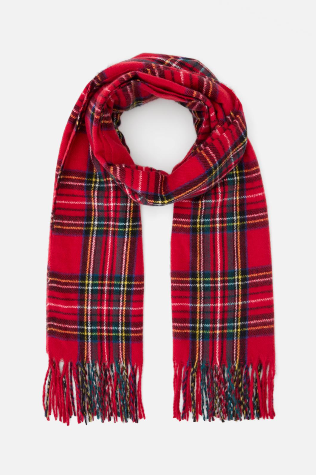 Dangerfield - Tartan Red Scarf - red