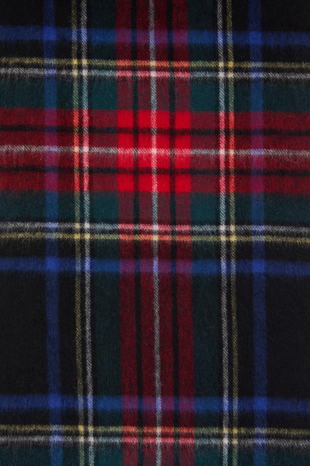 Dangerfield - Black Tartan Scarf - black