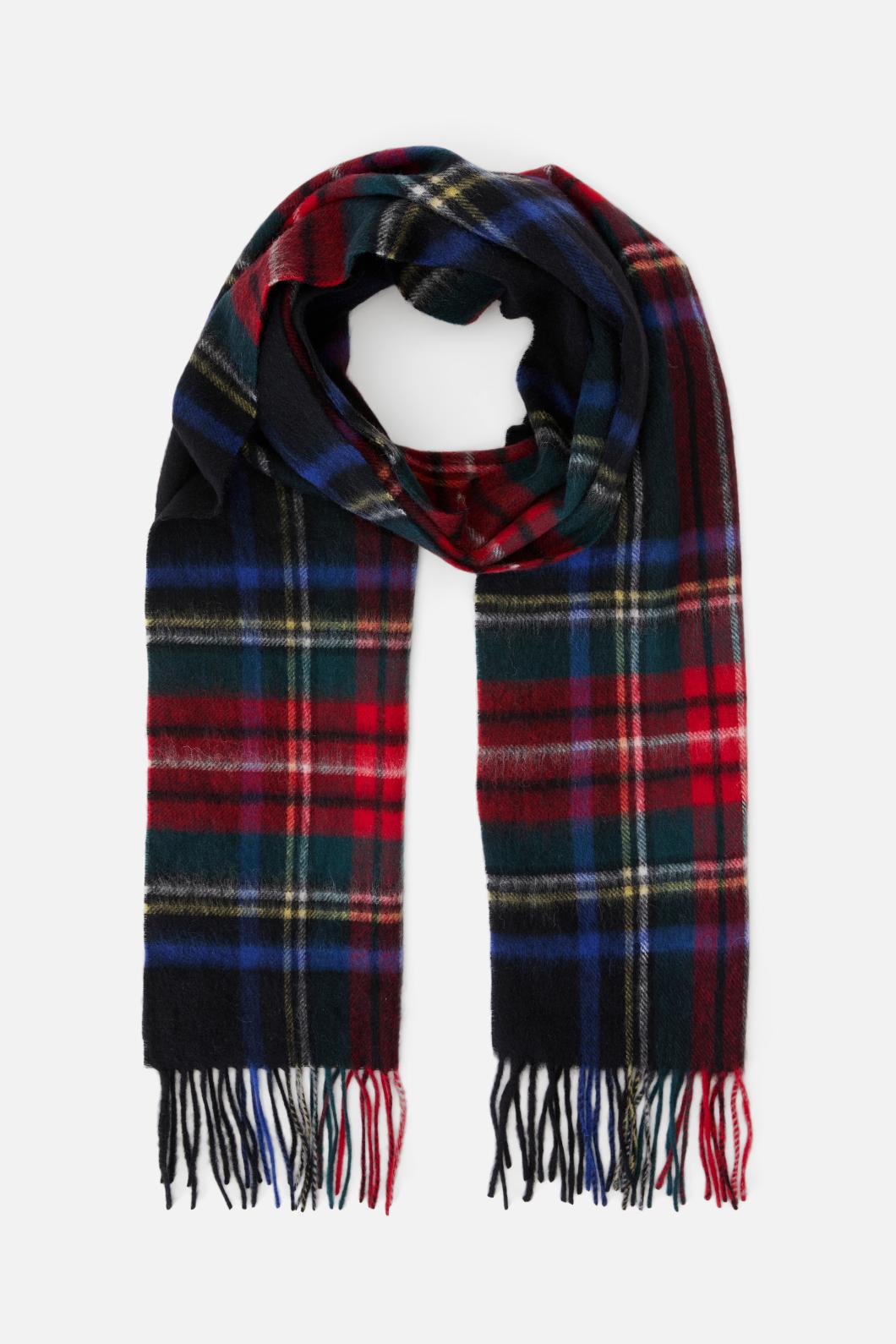 Dangerfield - Black Tartan Scarf - black