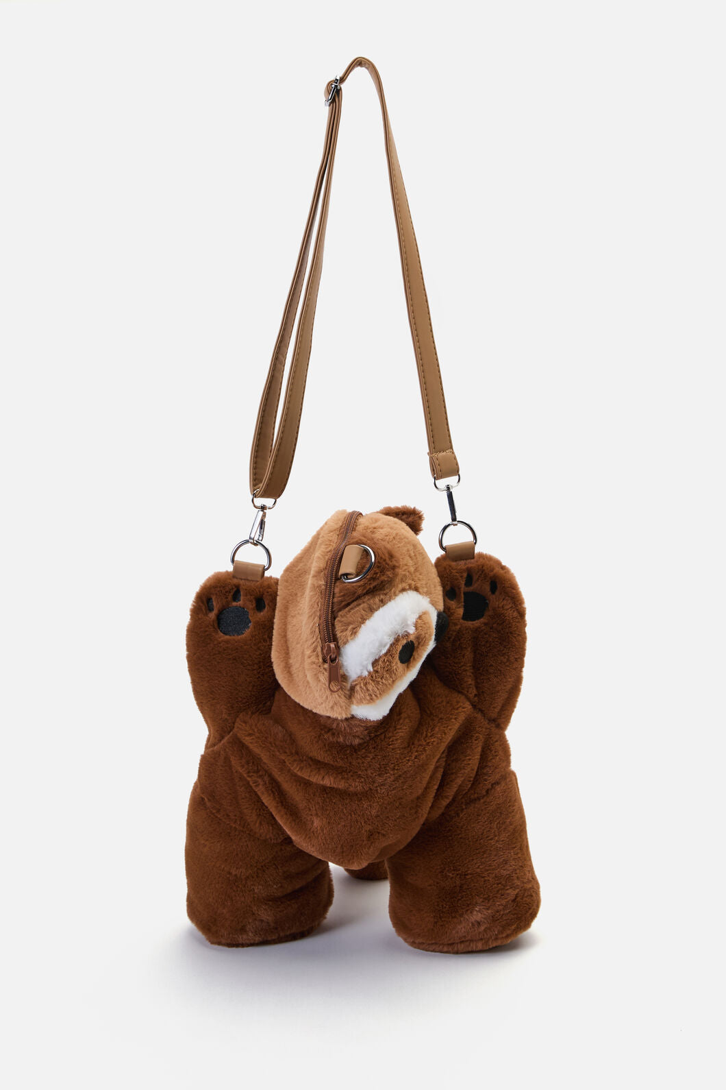 Dangerfield - Raccoon Plush Backpack - tan