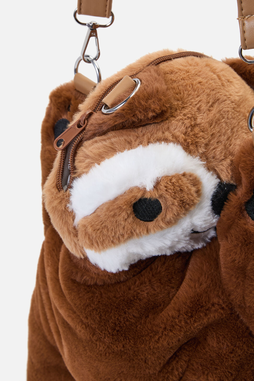 Dangerfield - Raccoon Plush Backpack - tan