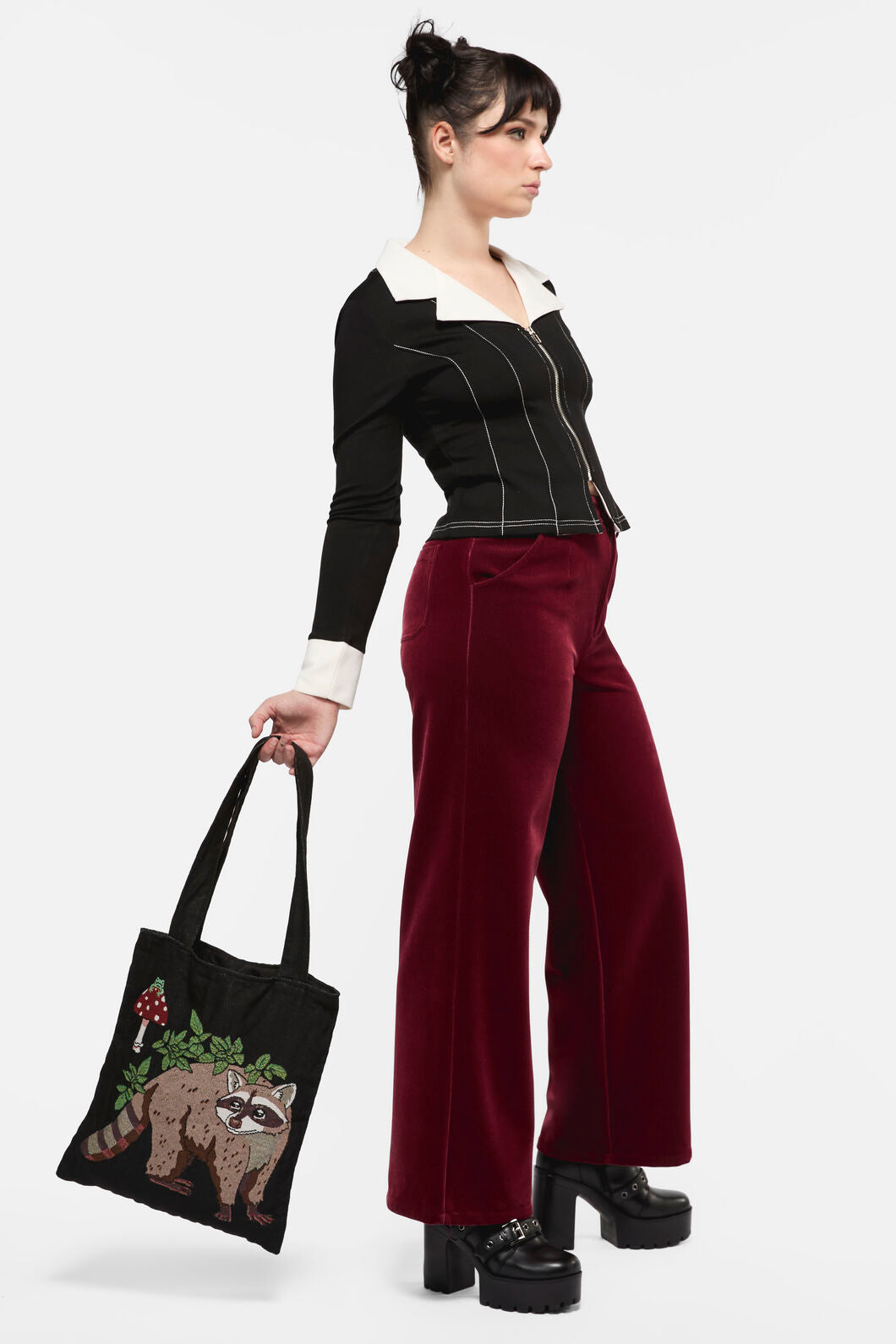 Dangerfield - Haus of Raccoon Tote - black