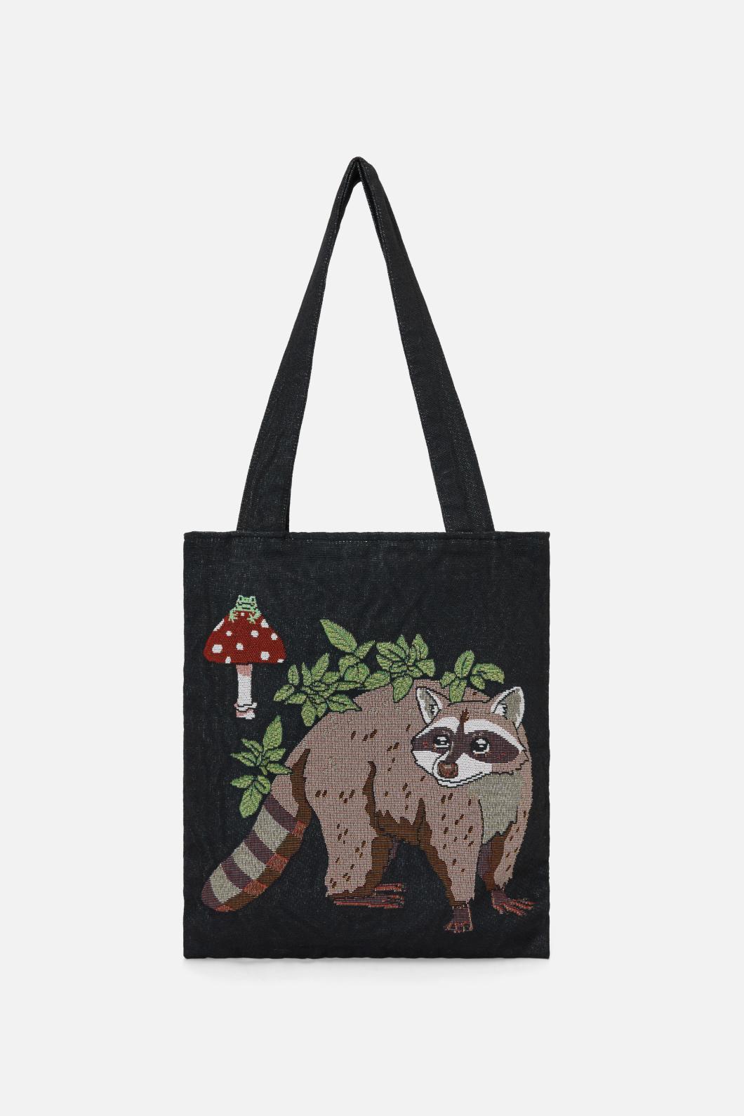 Dangerfield - Haus of Raccoon Tote - black