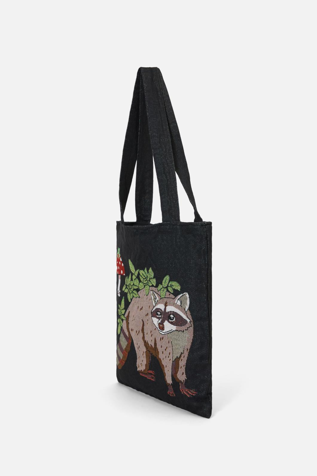 Dangerfield - Haus of Raccoon Tote - black